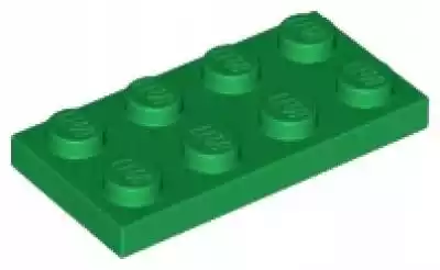 Lego 3020 plytka 2x4 zielony 2 szt N Podobne : Lego Płytka z krawędzią 1x2 Lbg 32028 4211568 N - 3063820