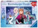 Ravensburger Polska Puzzle 2x24 elementy Kraina Lodu Przyjaciele