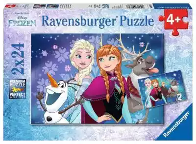 Ravensburger Polska Puzzle 2x24 elementy Podobne : Kraina Lodu II Szlaczki i literki - 663795