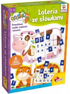 Lisciani Carotina Loteria ze słówkami Gry i puzzle/Gry