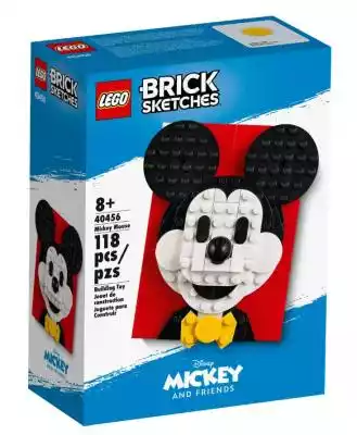 Lego Brick Sketches 40456 Myszka Mickey  Podobne : Kinkiet BRICK 412B-L01E2B-40 - 188374