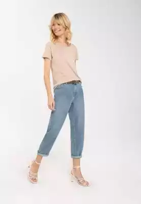 Spodnie jeansowe damskie, Mom Fit, D-TEL kobieta odziez damska sukienki