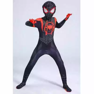 Czarny kostium Spidermana gra najlepszy  Podobne : Kostium Spidermana dla dzieci Daleko od domu Kostium Spidermana S Czerwony 150cm - 2755292
