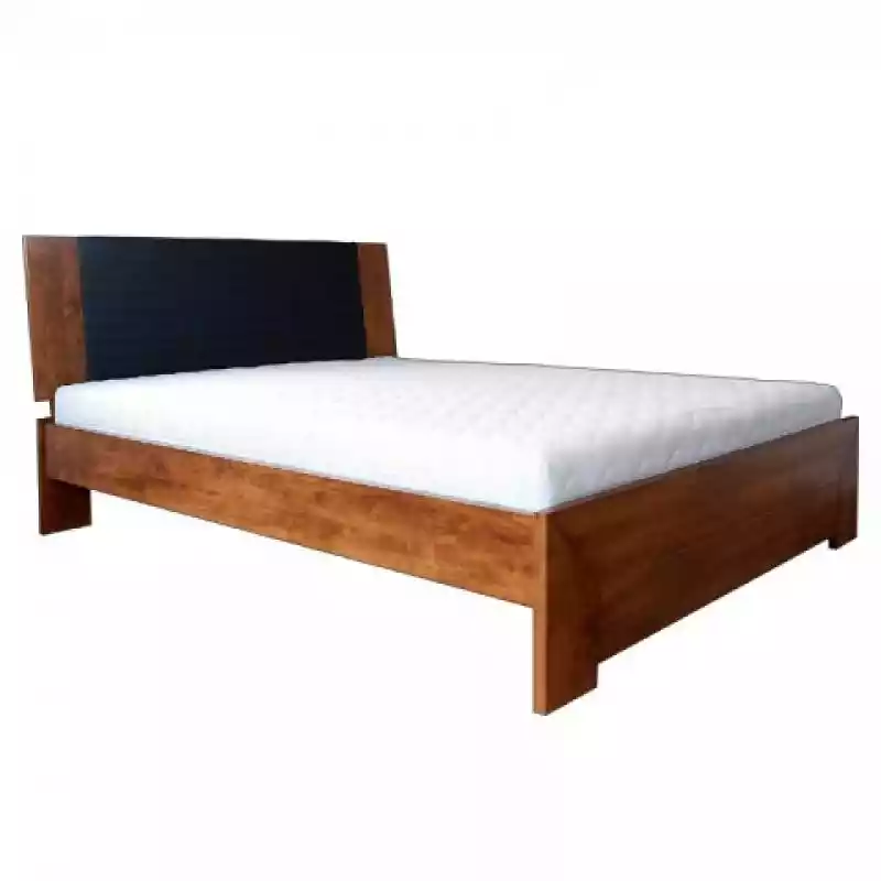 Łóżko GOTLAND EKODOM drewniane : Rozmiar - 100x200, Szuflada - Cała długość łóżka, Kolor wybarwienia - Orzech EKODOM ceny i opinie