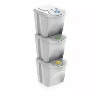 Kosz do segregacji śmieci Sortibox 25 l, Podobne : Banquet Komplet plastikowych pojemników do żywności, 5 szt., fioletowy - 274269