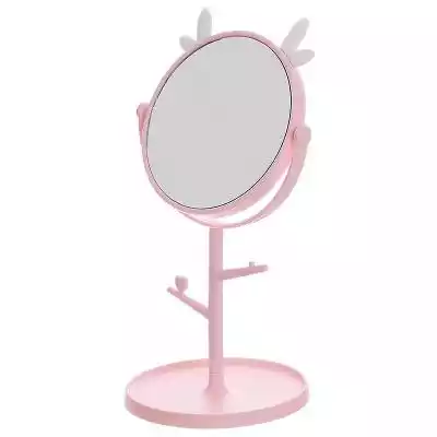 Vanity MirrorDesk Mirror i jest wyposażony w 180 obrotów,  które są bardzo urocze,  a zwłaszcza jako prezent dla nastolatek.^ 
Perfect Rozmiar: Pink Mirror's Overall frame (17, 2 cm x 30 cm i 15 cm podstawa) Mini kompaktowa konstrukcja ciała pozwala zabrać go wszędzie,  idealny rozmiar do 