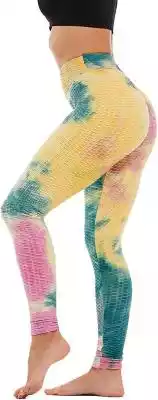 Xceedez Damskie spodnie do jogi Legginsy Podobne : Xceedez Damskie spodnie do jogi Legginsy treningowe, Tie Dye High Waisted Tummy Control Spodnie yoga Spodnie Butt Lifting Legginsy Zielony Small - 2747846