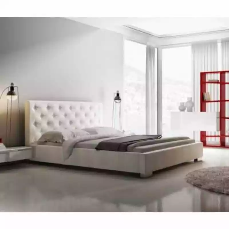 Łóżko LOFT NEW DESIGN tapicerowane : Rozmiar - 120x200, Tkanina - Grupa II, Pojemnik - Z pojemnikiem NEW DESIGN ceny i opinie