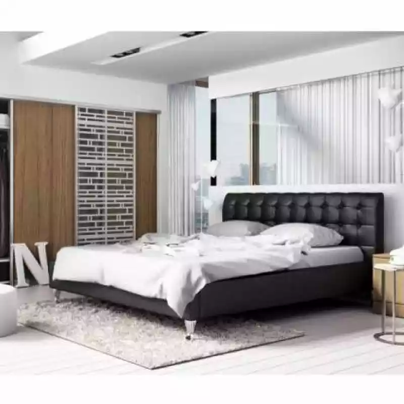 Łóżko MADISON LUX NEW DESIGN tapicerowane : Rozmiar - 140x200, Pojemnik - Bez pojemnika, Tkanina - Grupa III NEW DESIGN ceny i opinie