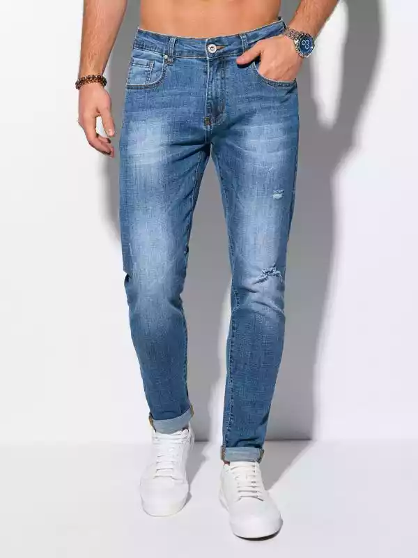 Spodnie męskie jeansowe 1141P - niebieskie
 -                                    30  ceny i opinie