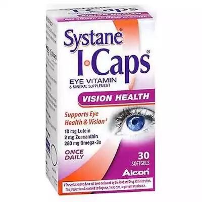 Alcon Icaps Lutein Omega-3 Softgels, 30  Podobne : Alcon Systane Ultra Lubricant Krople do oczu, 10 ml (opakowanie po 1) - 2784196