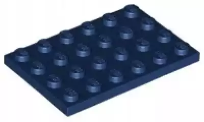 Lego 3032 plytka 4x6 c. niebieski 1 szt  Podobne : Lego Płytka z krawędzią 1x2 32028 czarna 2 szt. - 3076556