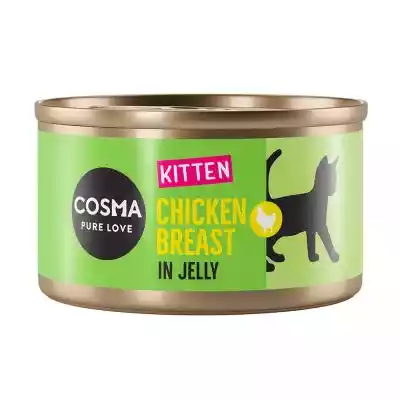 Cosma Original Kitten, 12 x 85 g - Pierś Podobne : Cosma Soup, 6 x 100 g - Pakiet mieszany (4 smaki) - 338213