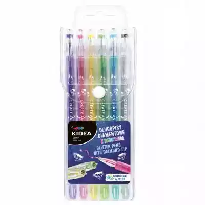 Kolorowe długopisy Kidea 6 szt. artykuly pismiennicze