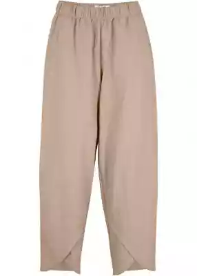 Spodnie lniane Loose Fit z wygodnym pask Podobne : K093 spodnie z rozcięciami z tyłu (beżowy) - 124065