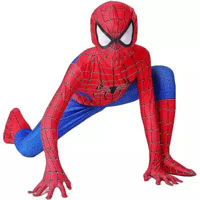 Kostium Spider-Mana Kids Boy Superherofa Podobne : Spider Man w kostium superbohatera Dzieci Miles Morales Cosplay Dorosły 160cm - 2712671