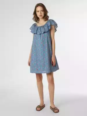 Przewiewna sukienka z bawełny marki Marie Lund z gumką przy dekolcie to propozycja do różnych stylizacji.