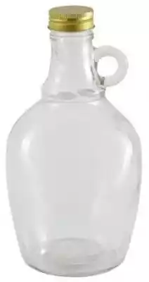 Butelka z zakrętką wykonana ze szkła w kolorze przezroczystym o pojemności 0.5 litry. Do przechowywania wody,  nalewek,  soków lub napojów.
