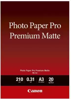 Papier fotograficzny Canon PM-101 20 szt Allegro/Elektronika/Fotografia/Akcesoria fotograficzne/Papiery i folie fotograficzne