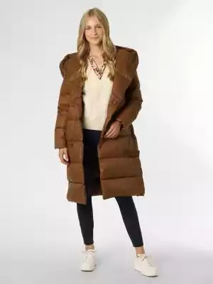 Lekki puchowy płaszcz w stylu puffer marki JNBY zachwyca nowoczesnym wzornictwem i właściwościami ocieplającymi.