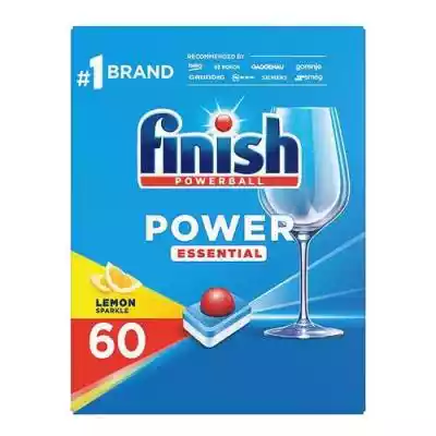 FINISH Tabletki Power Essential 60 lemon Podobne : FINISH Power 0% Tabletki do zmywarek 40 szt - 258628