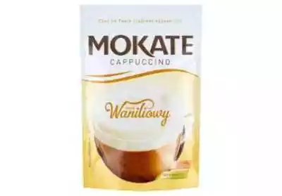 MOKATE Cappuccino smak waniliowy 110 g Artykuły spożywcze > Kawa, kakao i herbata > Kawa rozpuszczalna kakao i gorąca czekolada