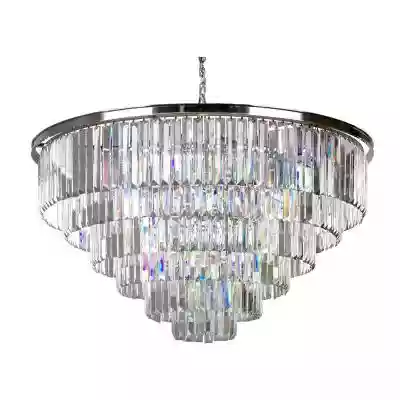 Żyrandol kryształowy Odeon srebrny średn Podobne : LED Żyrandol kryształowy na lince ALEX 4xLED/20W/230V - 928360