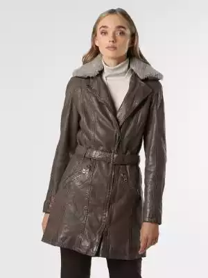 Gipsy - Damski płaszcz skórzany – GWDarc Kobiety>Odzież>Płaszcze>Krótkie płaszcze