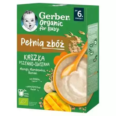 Gerber Organic Pełnia zbóż Kaszka pszenn Dziecko > Żywność dla dzieci > Kaszki