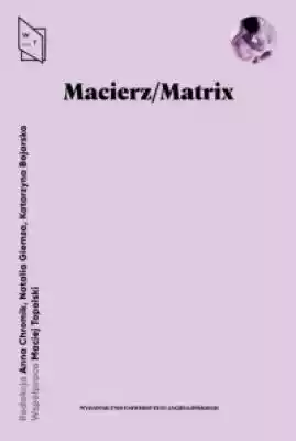 Macierz Matrix Książki > Literatura > Poezja, dramat