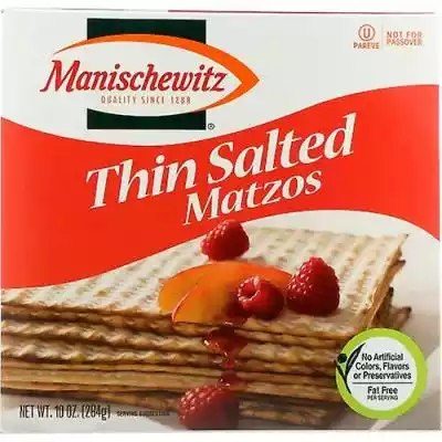 Manischewitz maca cienko solona, skrzynk zdrowy tryb zycia i dieta