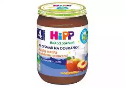 Hipp Bio Od Pokoleń Kaszka Manna Z Mleki Podobne : HiPP - Kaszka mleczna z biszkoptami i jabłkami w słoiku - 224886