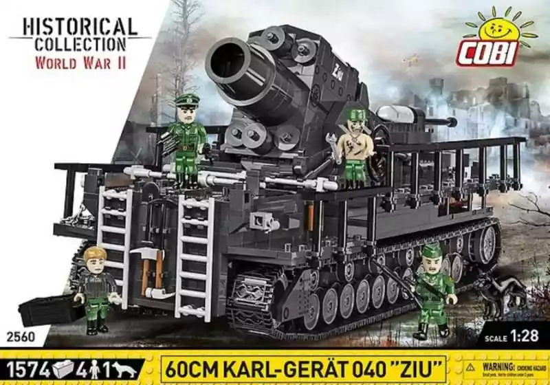 Klocki Cobi Armia 60 cm Karl-Gerat 040 ZIU 2560 COBI ceny i opinie