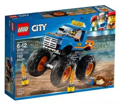 LEGO City Monster truck 60180 Podobne : Playtive Monster truck zabawka, 1:64, 1 szt. (Fire Tire) - 817455