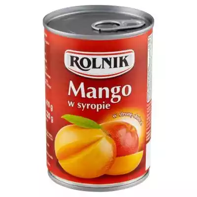 Rolnik Mango w syropie 410 g Artykuły spożywcze > Przetwory warzywne i owocowe > Owoce w syropie