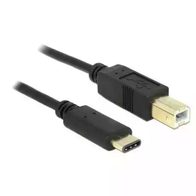 Delock Kabel USB-C -> USB-B M/M 1m 2.0 Kable USB