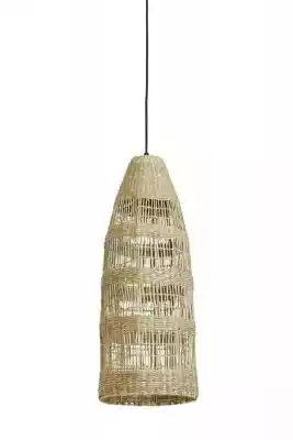 Lampa wisząca Latika 20x42 cm naturalna Podobne : Lampa stołowa SOPI - 160386