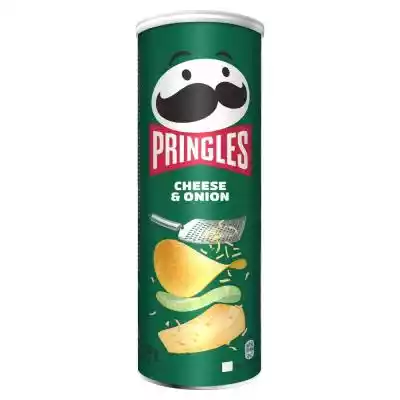 Pringles Cheese & Onion Chrupki 165 g Artykuły spożywcze > Przekąski > Chipsy i chrupki