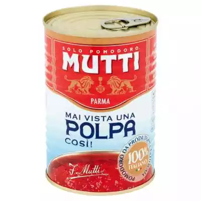 Mutti - Pomidory drobno krojone bez skórek - pulpa. 100% Italiano