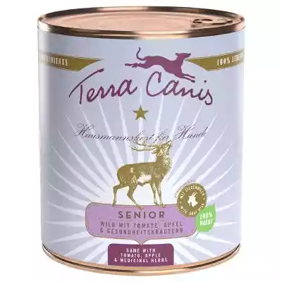 Terra Canis Senior, bez zbóż, 6 x 800 g  Podobne : O'CANIS Konina z warzywami i siemieniem - mokra karma dla psa - 24x800 g - 89103