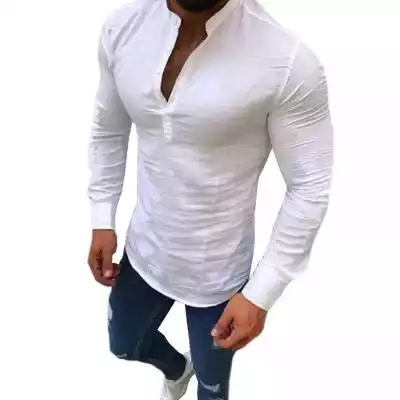 Suning Męskie Lniane T-neck T-shirt z dł Podobne : Suning Męskie Lniane T-neck T-shirt z długim rękawem Henley Shirt Slim Fit Tops Biały 3XL - 2749232