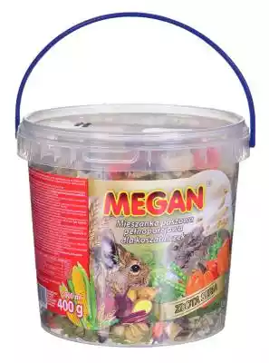 MEGAN Pokarm naturalny dla koszatniczek  Podobne : MEGAN Megi mieszanka pełnoporcjowa dla chomików - pokarm dla chomika 500 g - 91521