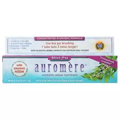 Auromere Ayurvedic Ziołowa pasta do zębó Podobne : Auromere Ayurvedic Herbal Toothpaste, Freshmint 4.16 Fl Oz (Opakowanie 1 szt.) - 2751549