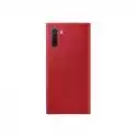 Etui skórzane Samsung do Galaxy Note 10 EF-VN970LREGWW czerwone