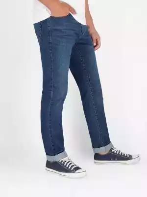 Niebieskie męskie jeansy z dużymi tylnym Podobne : Niebieskie męskie jeansy z dużymi tylnymi kieszeniami, regularny fason D‑JERRY 38 - 27236