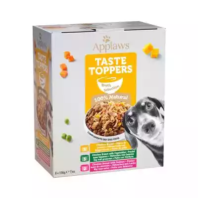 Applaws Taste Toppers w bulionie, 8 x 15 Podobne : Applaws Taste Toppers, 6 x 200 ml - Bulion z kości wołowych z kurkumą i pietruszką - 337003