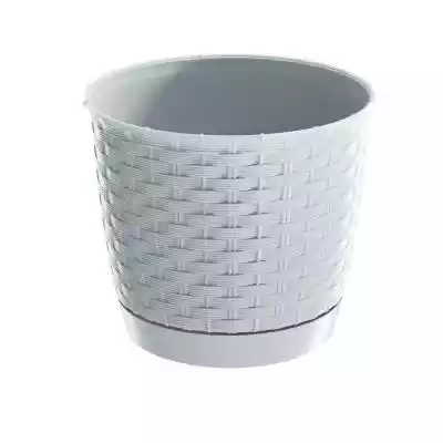Doniczka plastikowa Ratolla Round biały, Podobne : Keter Doniczka plastikowa Cube planter M szary, 30 x 30 x 30 cm - 270158