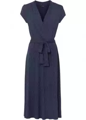 Sukienka z dżerseju z efektem założenia  Podobne : Sukienka z efektem założenia kopertowego - 450256