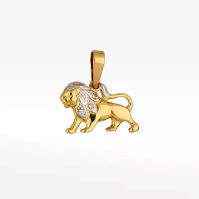 Zawieszka ze złota znak zodiaku lew Biżuteria złota > Zawieszki złote