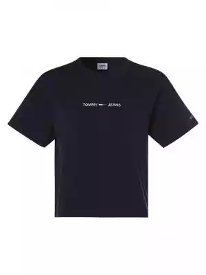Tommy Jeans - T-shirt damski, niebieski Kobiety>Odzież>Koszulki i topy>T-shirty